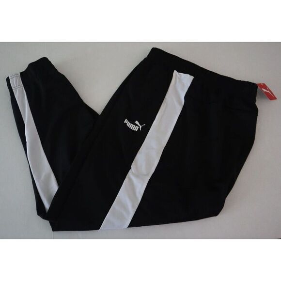 Puma 670411 01 Women's Plus Sz 3XL Black/White Track Jogger Pants - Picture 3 of 9